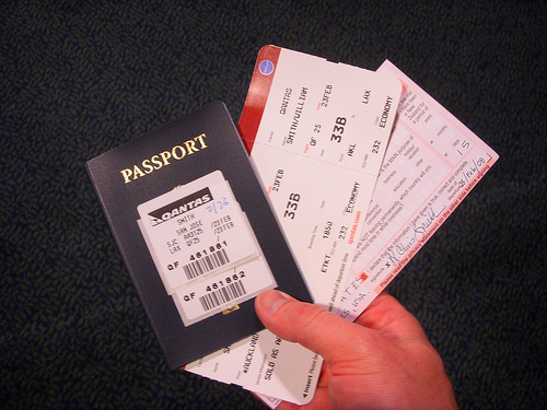 passport ticket travel