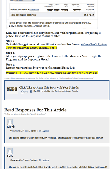 falsley-making-testimonials-dating-site-scams1 hard to believe testimonials are a real give away to spotting scam dating websites