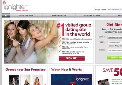 ignighter-group-dating-website1 online group dating doing well in the sub continent of India