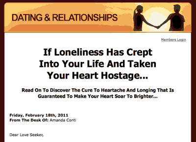scam-dating-site some dating sites do make fantastic claims, watch out for them!