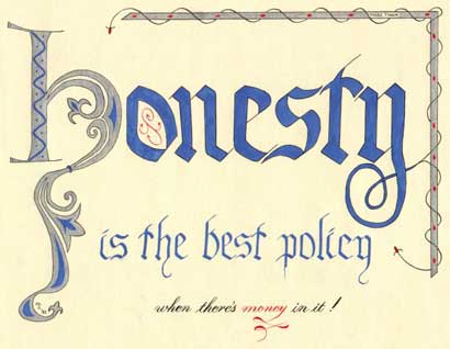 honesty-good-policy-business1 being honest and open with your end users brings rewards