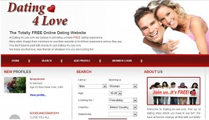 dating-4-love review of free dating sites - dating-4-love.com