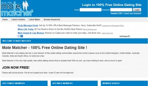 matchmatcher Review of free dating sites - MatchMatcher.com