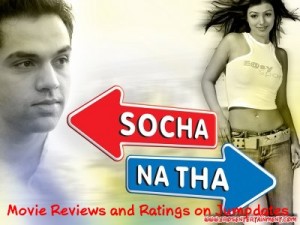 Ayasha Takia and Abhay Deol in Young Love Story - Socha Na Tha Movie Reviews and Ratings of Socha Na Tha