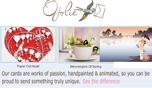 Ojolie Greeting Cards Website