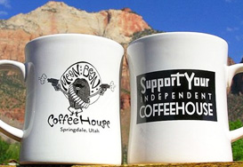 The Mean Bean Coffee House on Zion Park Blvd, Springdale, UT