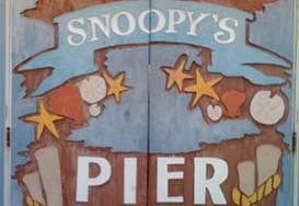 Snoopy's Pier of Padre Island