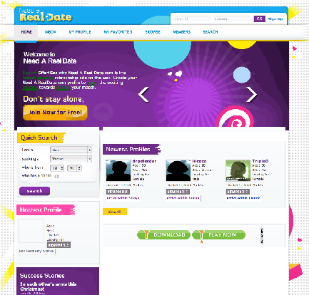 needarealdate-com Needarealdate.com - Sure if there were enough members!