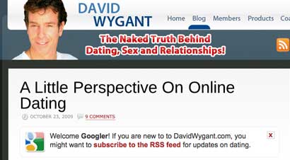 online dating advisor - david wygant