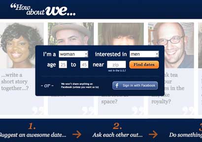 howaboutwe dating site catering to dating groups in baltimore