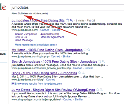 search-egnine-results-dating-site search engines can also be useful to measure the popularity of a website