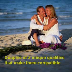 All couples have unique qualities that make them compatible with each other