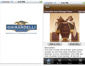 iPhone-app for choosing valentine gifts