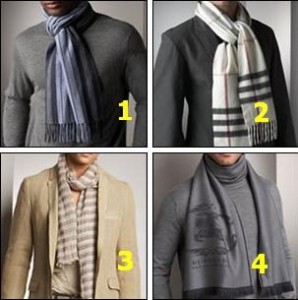 Guys…Stylish Ways to Wear Scarf on Evening Date