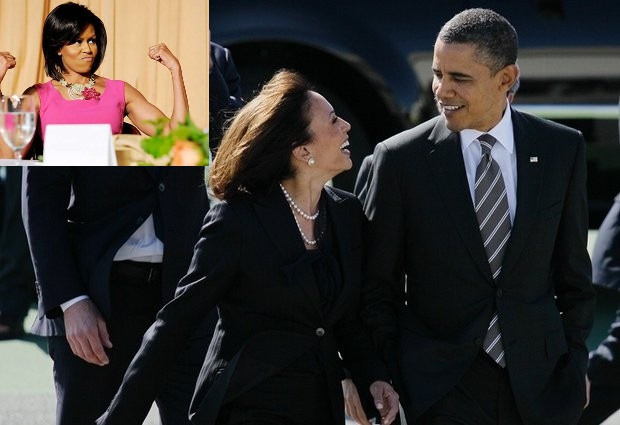 President Obama Flirting Best looking Kamala Harris – Indian Connection